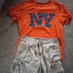 Size XL T-shirt with size 34 shorts bundle